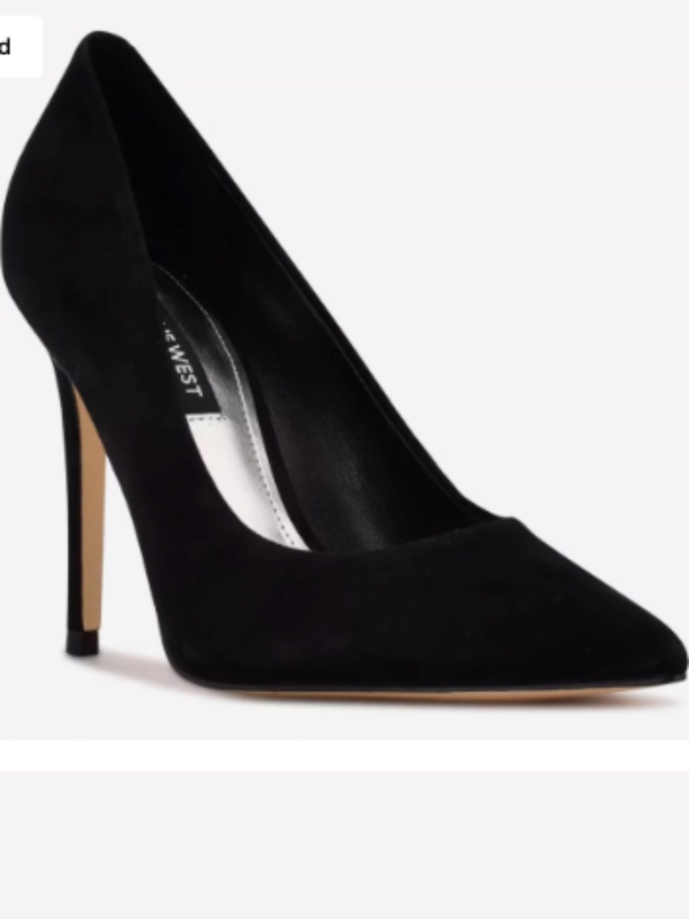Nine West Women's Fresh Pump in Black Suede